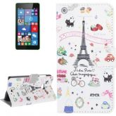 Capa Flip Nokia Microsoft Lumia 535 Estampa Paris