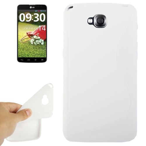 Capa TPU Premium LG G Pro Lite Dual D686 / Branco