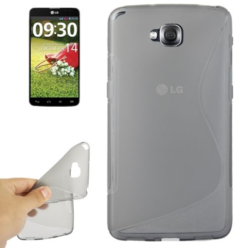 Capa TPU Premium LG G Pro Lite Dual D686 / Cinza