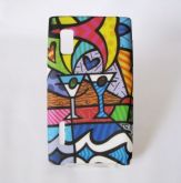 Capa Romero Britto Taças LG Optimus L5 E610 E615