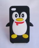 Capa 3D Pinguim iPhone 4 4S