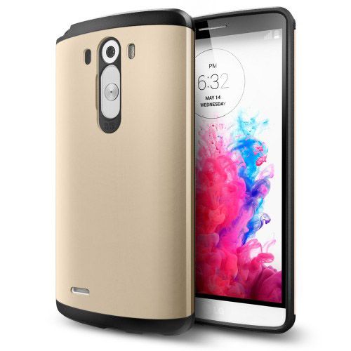 Capa Slim Armor Para LG G3 D855 Dourada