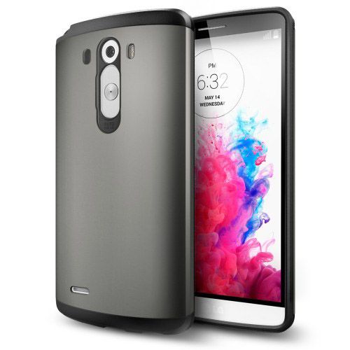 Capa Slim Armor Para LG G3 D855 Cinza