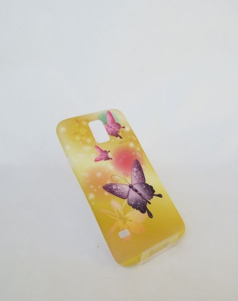 Capa Emborrachada Borboleta Galaxy S5 i9600