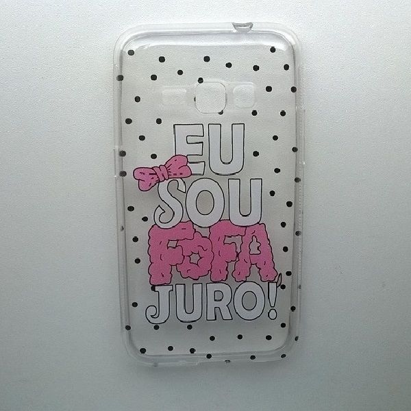 Capa Capinha Case Para Galaxy J1 J120 2016 Eu Sou Fofa Juro