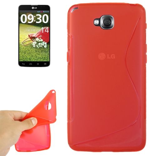 Capa TPU Premium LG G Pro Lite Dual D686 / Vermelho