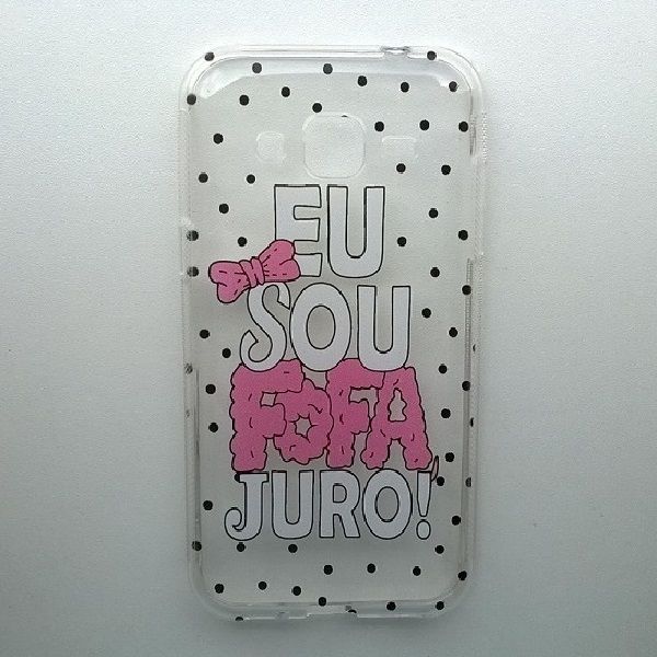 Capa capinha Case PAra Galaxy Gran Prime G530 G531h Eu sou Fofa Juro Personalizada