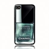 Capa Apple iPhone 4 4s Nail Colour Le Vernis 513 Black Pearl