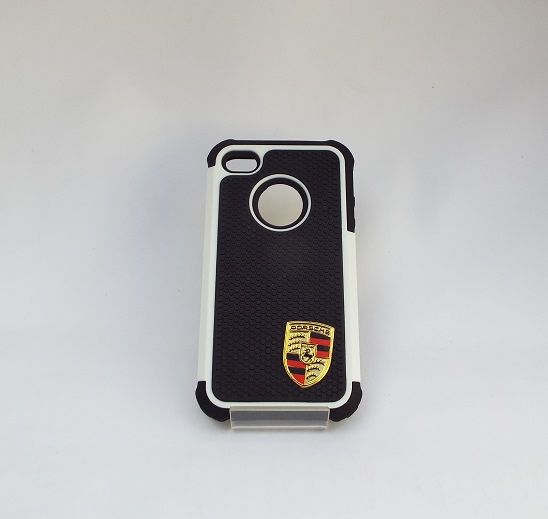 Capa Anti-Impacto Porsche iPhone 4 4s Dupla Proteção