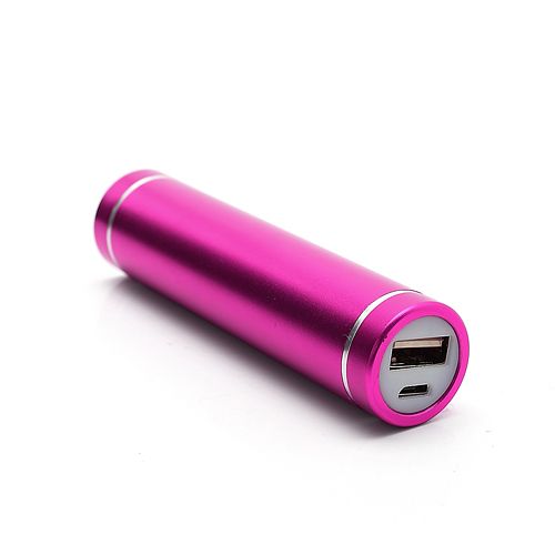 Power Bank 1600mAh - Armazenador De Carga Para Celular-Rosa