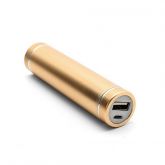 Power Bank 1600mAh - Armazenador De Carga Para Celular-Ouro