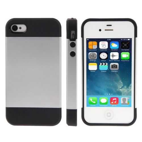 Case Slim Armor Apple iPhone 4 4s - Prata