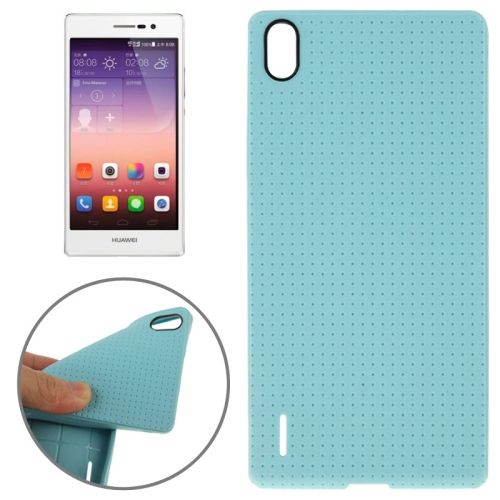 Capa Capinha Case Huawei Ascend P7 Antiderrapante Azul Claro