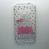 Capa Capinha Case Para Galaxy J2 J200 Eu sou Fofa Juro