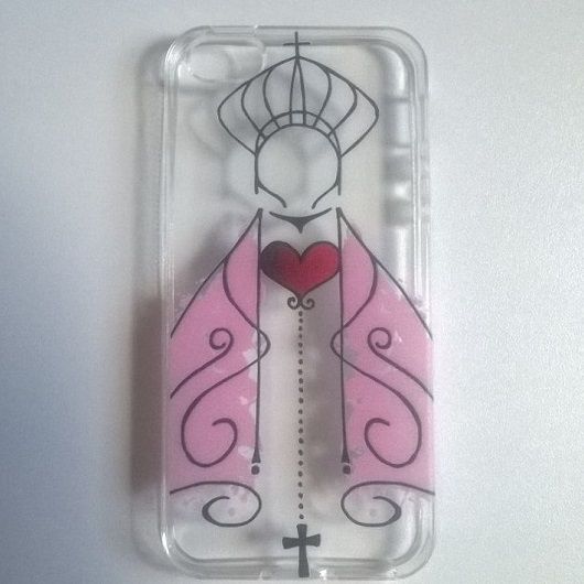 Capa Capinha Case Para iPhone SE Nossa Senhora