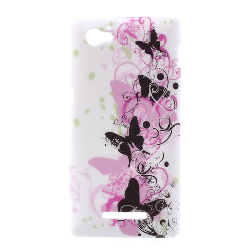 Capa Capinha Sony Xperia M C1904 C1905 C2004 C2005 Floral Borboletas