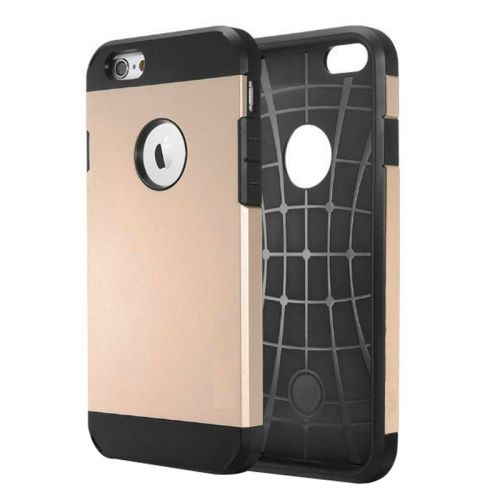 Capa Capinha Case Para iPhone 6s 4.7 Anti-impacto Dourada