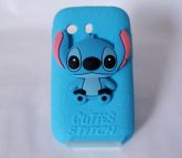 Capa 3D Stitch Azul Galaxy Y S5360