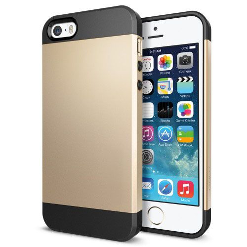 Case Slim Armor Apple iPhone 5 5s - Dourado