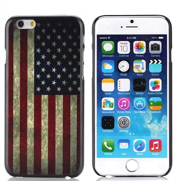 Capa Capinha Case Para iPhone 6 Plus 5.5 Bandeira Estados Unidos