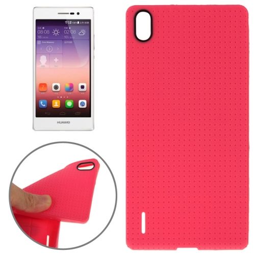 Capa Capinha Case Huawei Ascend P7 Antiderrapante Rosa