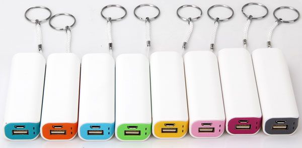 Armazenador de Carga - Bateria Externa 2200mAh Várias Cores
