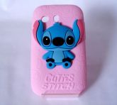 Capa 3D Stitch Rosa Galaxy Y S5360