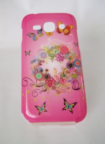 Capa Samsung Galaxy S2 TV s7273 Floral Rosa