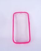 Case Bumper Com Fundo Fosco Galaxy S3 i9300 - Rosa