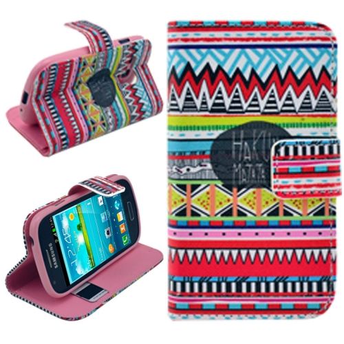 Capa Carteira Tribal Samsung Galaxy S3 Mini i8190