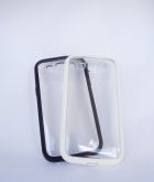 Capa Capinha Case Bumper Com Fundo Transparente Win Duos i8550 i8552 - Branco