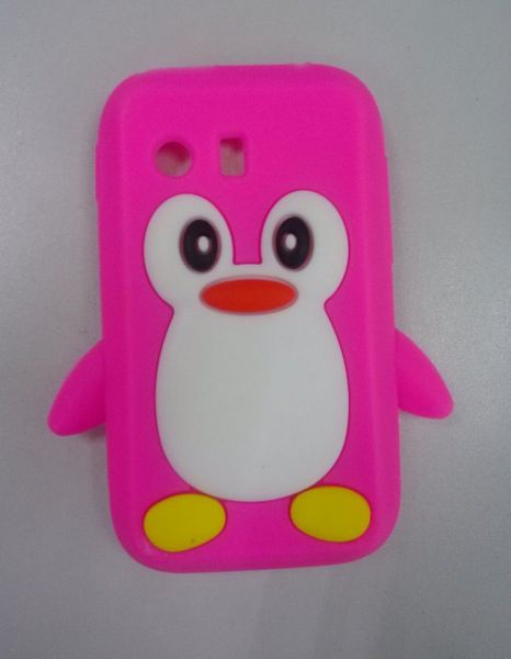 Capa Samsung Galaxy y s5360 pinguim Rosa