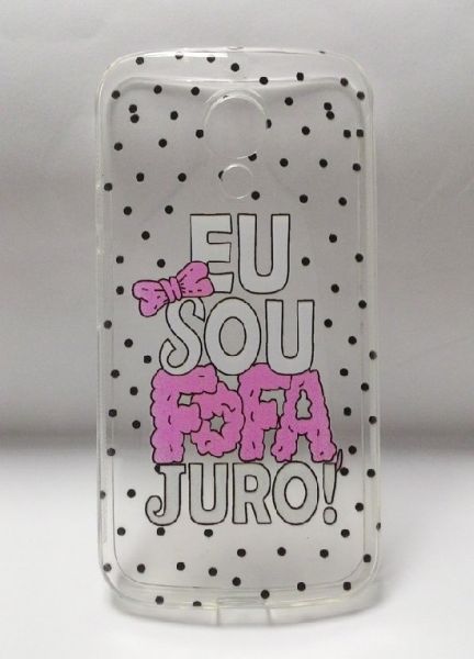 Capa Capinha Case Para Motorola Moto G 2 Eu Sou Fofa Juro